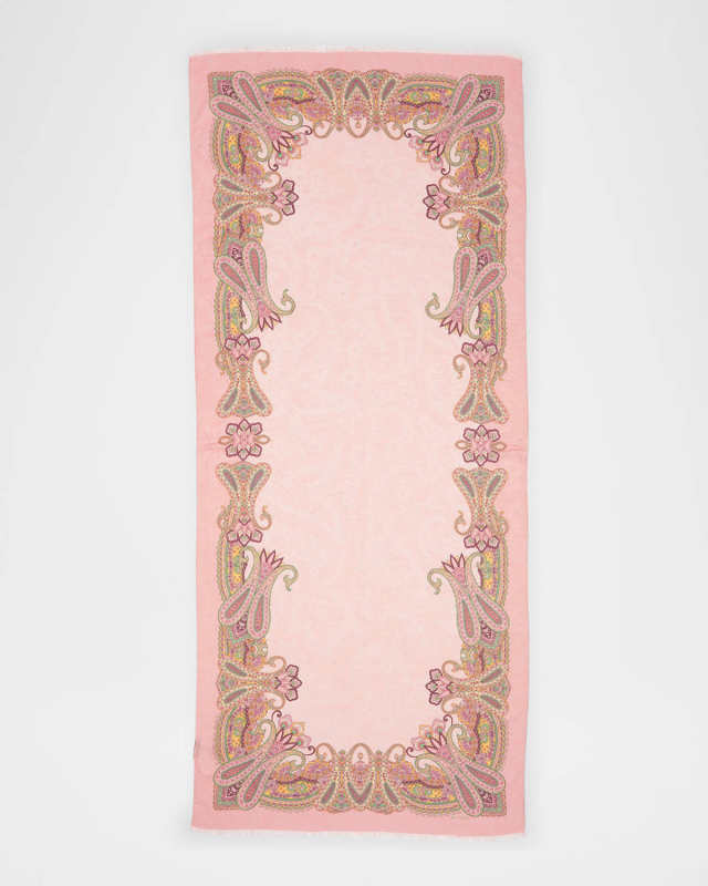 Boheme Paisley Border Scarf